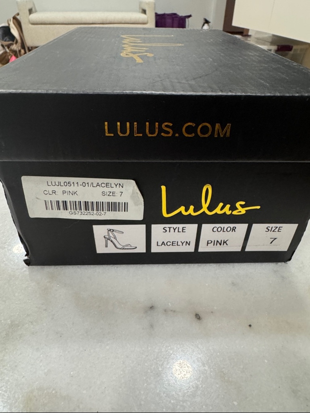 Lulu's Lacelyn Heels in Pink
